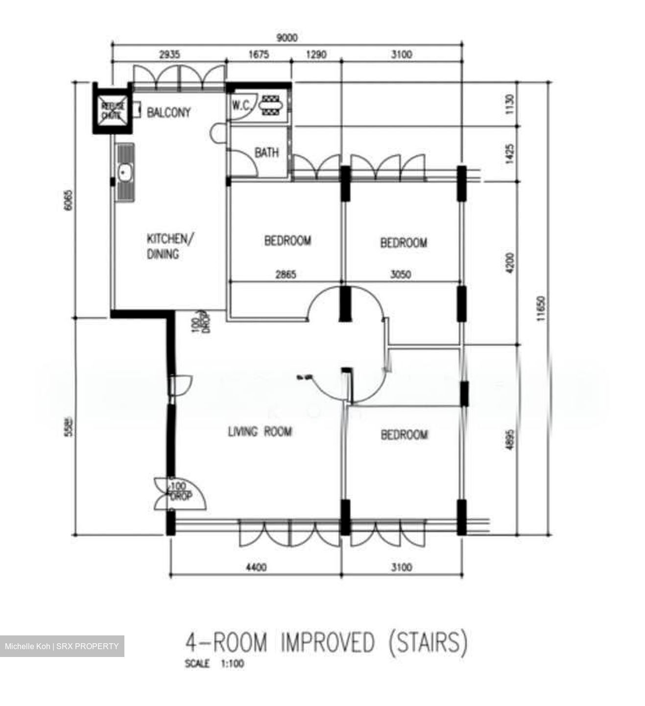 Blk 61 Marine Drive Gardens (Marine Parade), HDB 4 Rooms #613842341